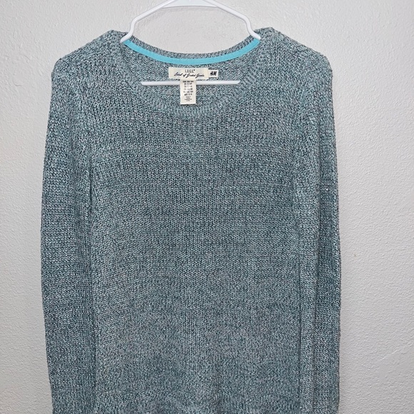 H&M Blue-Gray Women's Crew Neck Sweater - Picture 1 of 4